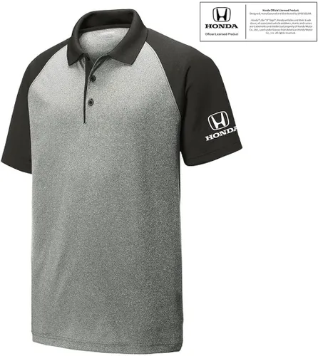 Miniatura 3 de Speedgear Honda - Polo gris jaspeado bicolor