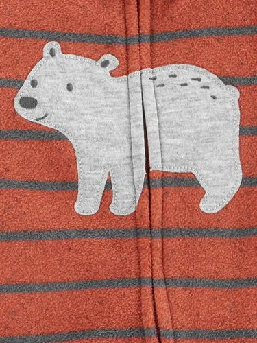 Miniatura 2 de Simple Joys by Carter's Paquete de 2 pijamas de forro polar con pies para bebés varones, para dormir y jugar, pijamas para bebés y niños pequeños