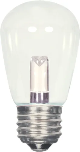 Miniatura 3 de Satco S9176 LED T6 Frost 2700K Bombilla base de candelabro, 0.8W