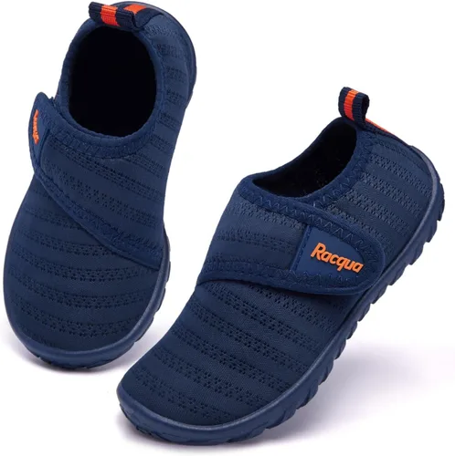 Miniatura 2 de Racqua Baby Todder Water Shoes Boy's Girl's Quick Dry Barefoot Shoes Non-Slip Swim Pool Aqua Shoes(BabyToddler)