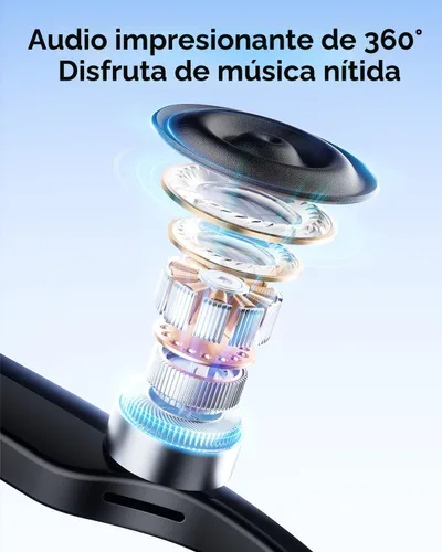 Miniatura 6 de XO Simple is Beauty Gafas inteligentes con Bluetooth, micrófono y altavoces incorporados, gafas de sol inalámbricas inteligentes con auriculares