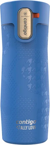 Miniatura 9 de Contigo x Ally Love - Taza de viaje de acero inoxidable aislada al vacío con Autoseal y tapa fácil de limpiar, a prueba de derrames, mantiene