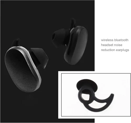 Miniatura 3 de Create idea 3 pares de fundas de silicona para los oídos, cintas elásticas para las orejas con alas compatibles con Bo-se QuietComfort y auriculares