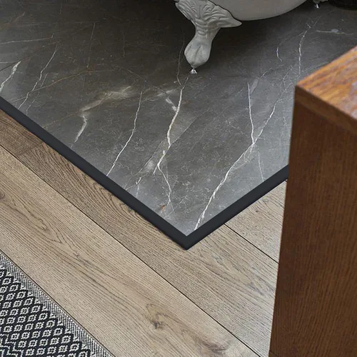 Miniatura 4 de Gaahing Tira de transición de suelo de aluminio en T, moldura en T para tablones de pisos laminados, transición de piso de vinilo, transición