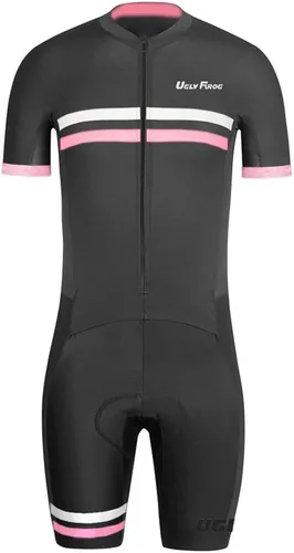 Miniatura 45 de UGLY FROG Traje de triatlón para hombre de manga corta Jersey de piernas cortas Skinsuit Tri Kit Ciclismo Skinsuit Team Bike Ropa