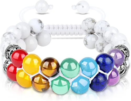 Miniatura 14 de Pulsera de triple protección, ojo de tigre malvado de ojo y obsidiana negra de 0.315 in, pulsera curativa para hombres y mujeres, pulsera curativa