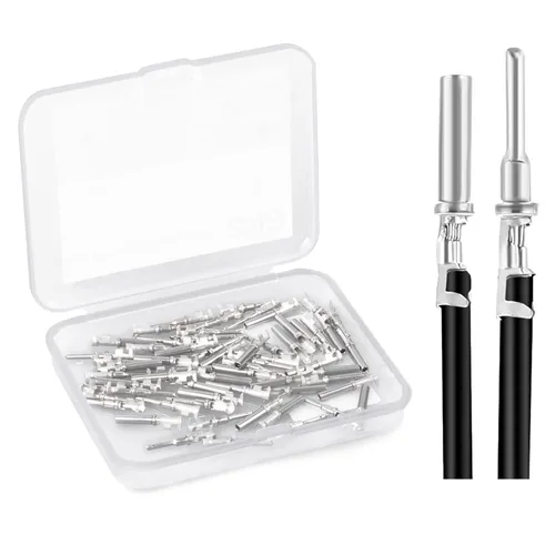 GKG TK3 - Juego de 60 pares de pines de conector DT Deutsch - Tamaño 16 pines y enchufes Deutsch chapados en níquel, terminales eléctricos