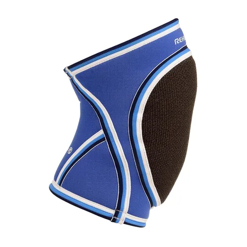 Miniatura 2 de Rehband Rodilleras originales, rodilleras de neopreno para voleibol y deportes de interior, rodilleras para mujeres y hombres, color: azul, 1 par