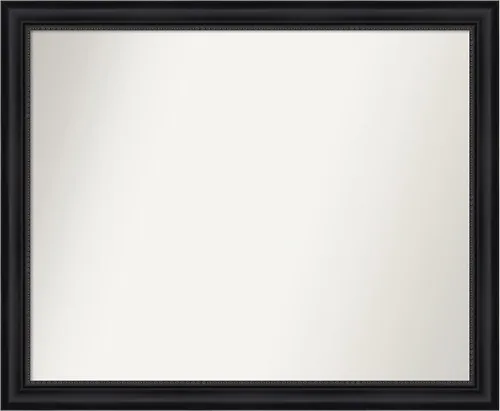 Miniatura 401 de Amanti Art Espejo personalizado, espejo de baño negro Astor, espejo de pared o espejo de tocador de baño sobre el fregadero (25 x 25 pulgadas)