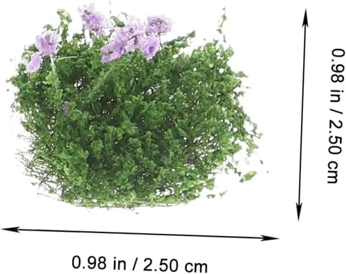 Miniatura 7 de Flores falsas, 1 caja, flores falsas, racimo de flores falsas, racimo de flores, racimo de flores de plástico, simulación de decoración de paisaje