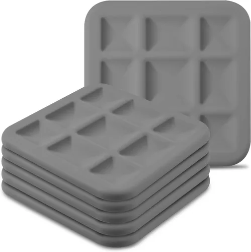 Miniatura 9 de Paquete de 6 salvamanteles de silicona para platos calientes, almohadillas calientes para cocina, salvamanteles para ollas y sartenes calientes