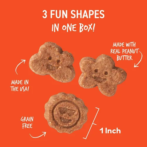 Miniatura 4 de Cloud Star Corp, Wag More Bark Less Soft & Chewy - Golosinas para perros de mantequilla de maní y manzanas sin granos