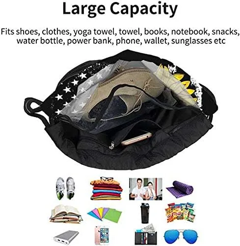 Miniatura 5 de Mochila con cordón a granel para gimnasio, yoga, deportes al aire libre