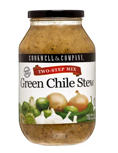 Miniatura 2 de Texas Two Step Mix, estofado de chile verde, 2 frascos de vidrio de 33 onzas (33.02 oz) cada uno