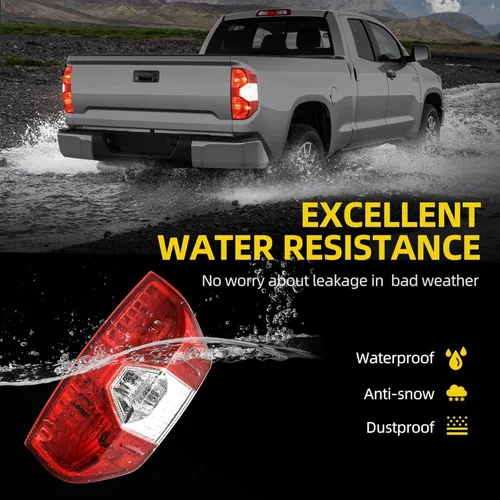 Miniatura 2 de AUTOSAVER88 - Conjunto de luces traseras compatible con Tundra 14 15 16 17 18 19 20 21 2014-2021, luces traseras de repuesto OE rojas y 2-Rojo