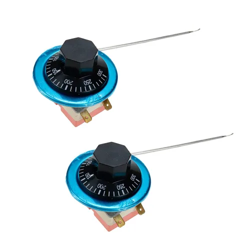 Miniatura 7 de Termostato de control de temperatura ajustable de 30-110 Celsius 125V/250VAC - Paquete de 2
