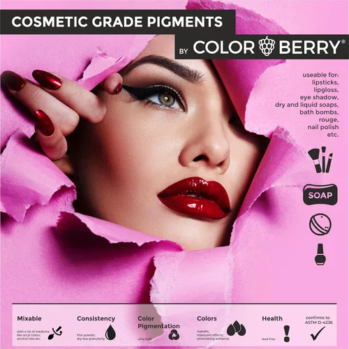 Miniatura 4 de COLORBERRY Pasta de pigmento de resina – Pasta de arte de resina ultra altamente pigmentada para colorear tu resina sintética/resina epoxi en una
