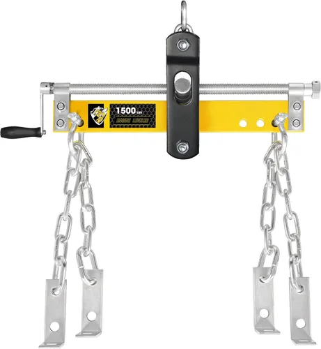 Miniatura 9 de YELLOW JACKET Soporte de motor, soporte de motor giratorio con bandeja de herramientas, brazos ajustables de 360 grados, ruedas giratorias
