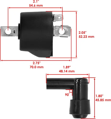 Miniatura 2 de Caltric Bobina de encendido compatible con Polaris Scrambler 400 2X4 4X4 1995-2002