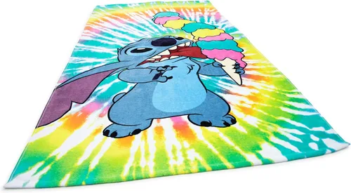 Miniatura 4 de Jay Franco Disney Lilo & Stitch Summer Things - Toalla grande para baño/piscina/playa para niños, toalla de algodón súper suave y absorbente, Multi