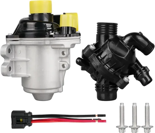 Miniatura 16 de Bomba de agua de motor eléctrico compatible con BMW 328i/328i xDrive 528i/528i xDrive 128i X3 X5 X1 Z4 2007-2016 N51/N52/N52N 3.0L aspirado
