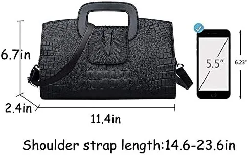 Miniatura 2 de Goclothod Bolso de mano con asa superior para mujer estilo vintage con solapa bandolera