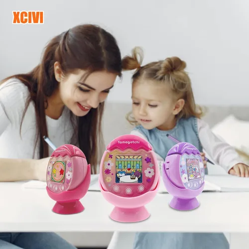 Miniatura 9 de xcivi Soporte Base de Escritorio para Tamagotchi Pix Mascota Virtual Interactiva (Rosa)