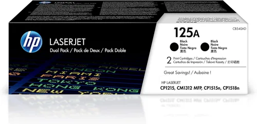 Miniatura 11 de HP Cartucho de tóner amarillo original 125A Funciona Color LaserJet CM1312 MFP Series, Color LaserJet CP1215, CP1515, CP1518 Series CB542A