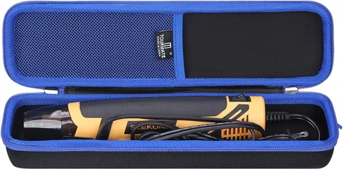 Estuche de viaje rígido Tourmate para pistola de aire caliente mini 350W 662℉ (350℃) Estuche de herramienta de pistola de aire caliente de mano de