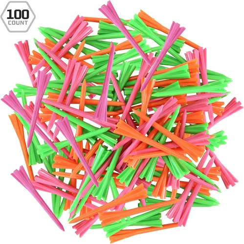 Miniatura 3 de Izzo Plastic Golf Tees (100 Pack)