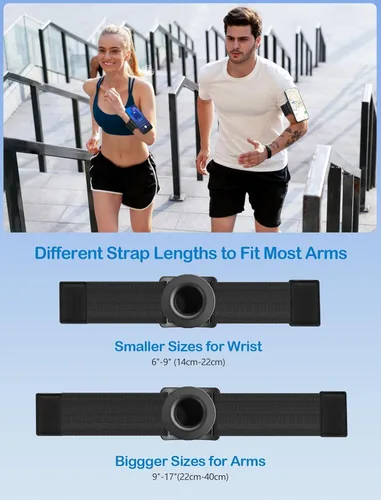 Miniatura 3 de Soporte de teléfono para correr para iPhone [giratorio de 360° y anticaída mejorado], soporte magnético para teléfono, pulsera Magsafe compatible