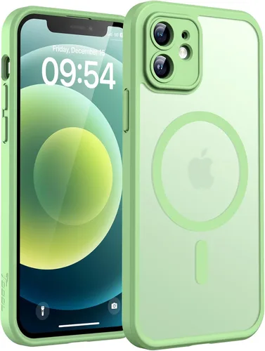 Miniatura 182 de TOCOL Funda magnética 3 en 1 para iPhone 14 Pro, mejorada [protección completa de cámara] con 2 protectores de pantalla, funda de grado militar Azul