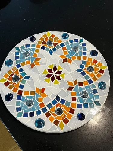 Miniatura 5 de 1.1LB Azulejos de Mosaico de Cristal Irregular de Color Mixto, Pequeños Azulejos de Mosaico Mini para Manualidades DIY, Artesanía de Cristal Hecha a