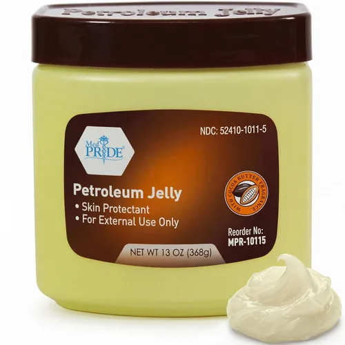 Miniatura 8 de MED PRIDE Manteca de Cacao y Vaselina, 8 onzas – Protector de la piel hidratante para piel seca, manos agrietadas, talones ásperos, labios