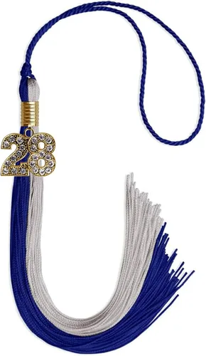 Miniatura 71 de Endea Graduation Borla de doble color con dije dorado (negro/oro brillante, 2022)