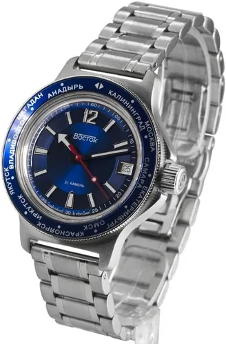 Miniatura 2 de Vostok Anfibio automático de cuerda automática rusa militar Vostok 710AN SE, Casual