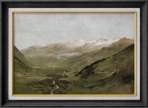 Miniatura 59 de MUDECOR Lienzo enmarcado prémium para pared, pinos nevados en bosque de invierno, ilustraciones modernas, arte contemporáneo, escénico, divertido