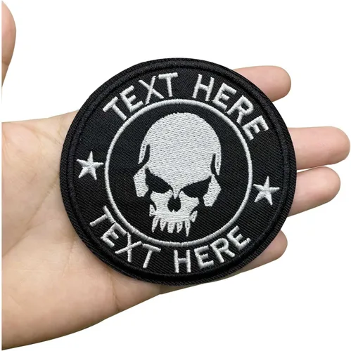 Miniatura 4 de Parches tácticos personalizados con nombre, respaldados con gancho y bucle para uso en mochilas, gorras, chaquetas, uniformes, emblemas morales