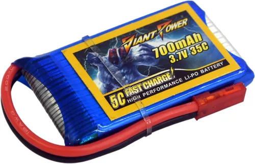 Miniatura 2 de 3.7 V 1S 700 mAh 35C LiPo batería JST Plug para Mini RC Avión Helicóptero Quadcopter