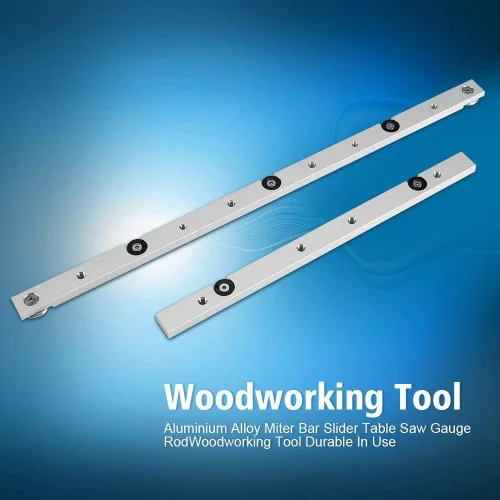 Miniatura 3 de Barra de inglete de aleación de aluminio, herramienta de carpintería duradera (11.81 pulgadas)