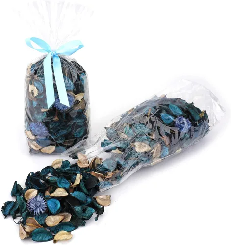 Miniatura 2 de Yesland Paquete de 3 bolsas de popurrí, aroma a océano, bolsa de perfume fresco de pétalos de flores secas, cuenco y jarrón perfecto para el hogar