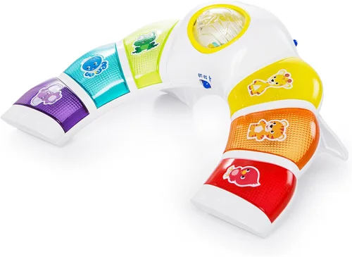 Miniatura 11 de Baby Einstein Glow & Discover - Juguete musical de barra de luz, estación de actividades, juguete para sentarse y boca abajo, juguete de aprendizaje