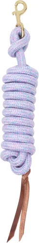 Miniatura 3 de Correa de plomo poli cowboy de cuero Weaver con broche, 5/8" x 10', Lila claro/Azul claro/Verde claro Morado claro/azul claro/verde claro