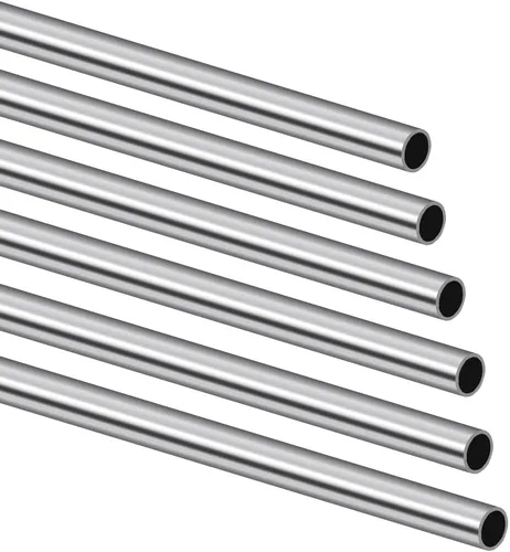 Eoiips Tubo de acero inoxidable 304 OD de 1/2 pulgada, 5.9 pulgadas de longitud, 6 piezas