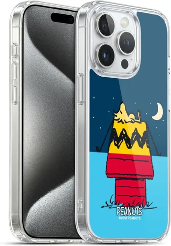 Miniatura 305 de Head Case Designs Funda de gel con licencia oficial de Peanuts Snoopy & Woodstock Halfs and Laughs [protección de grado militar] compatible