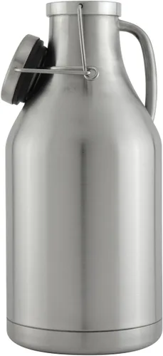Miniatura 2 de Kegco 3PFD-64SS - Growler, 64 oz, acero inoxidable