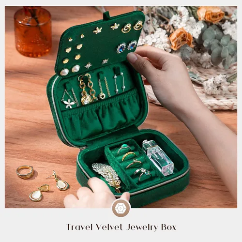 Miniatura 5 de ProCase Paquete de joyero con joyero de terciopelo