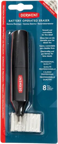 Miniatura 2 de Derwent, borrador que funciona con batería (2301931), Negro
