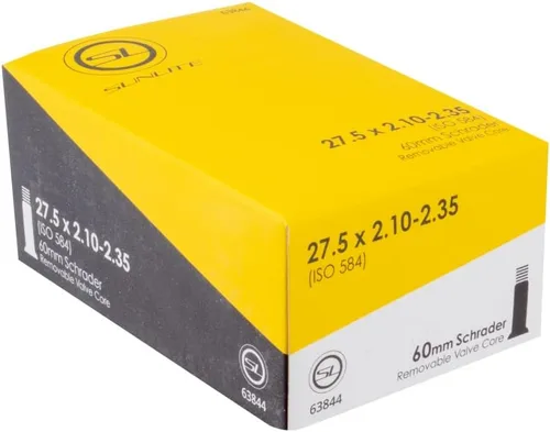 Miniatura 28 de Sunlite Tubos de válvula Schrader Standad, varios tamaños Negro