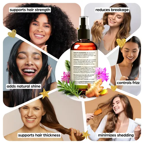 Miniatura 6 de Aceite de batana para el crecimiento del cabello + aplicador de peine – 100% puro, orgánico, prensado en frío, sin refinar de Honduras por Dr. Sebi